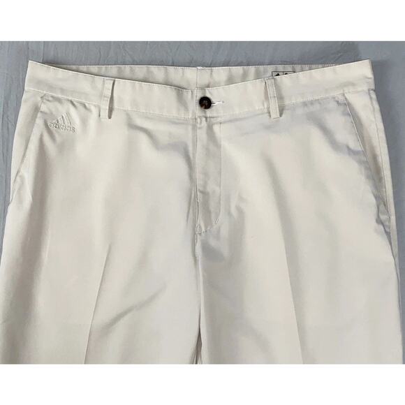 Adidas Climalite Lightweight Flat Front Microfiber Golf Pants. 3-Stripe, 36X34. - Picture 6 of 10